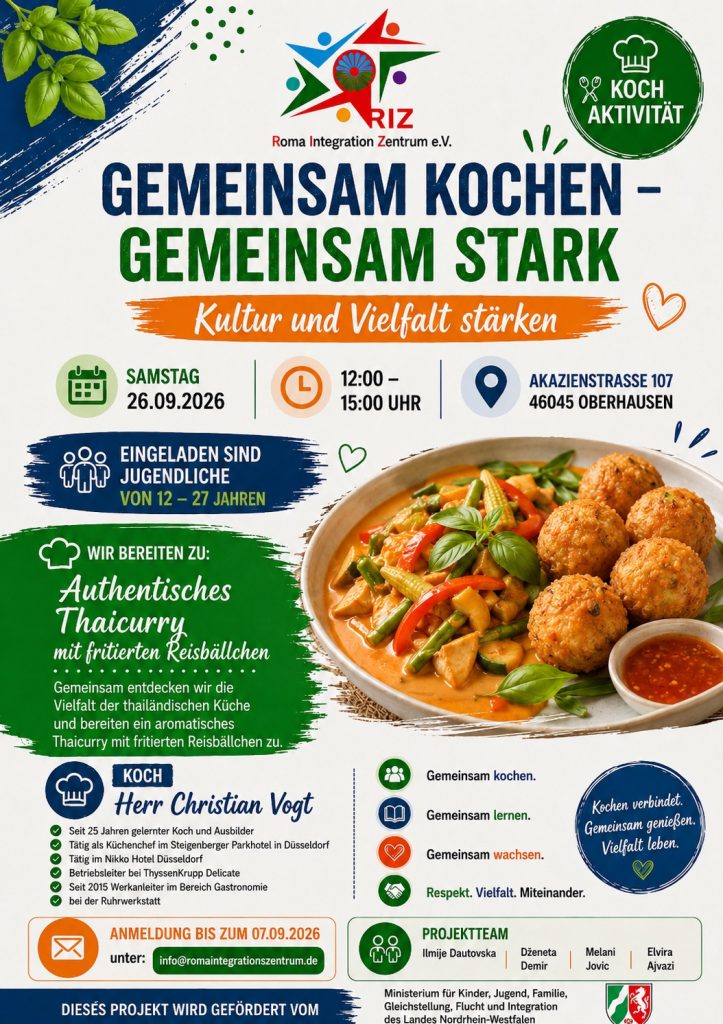Gemeinsam kochen – gemeinsam stark! gemeinsam kochen