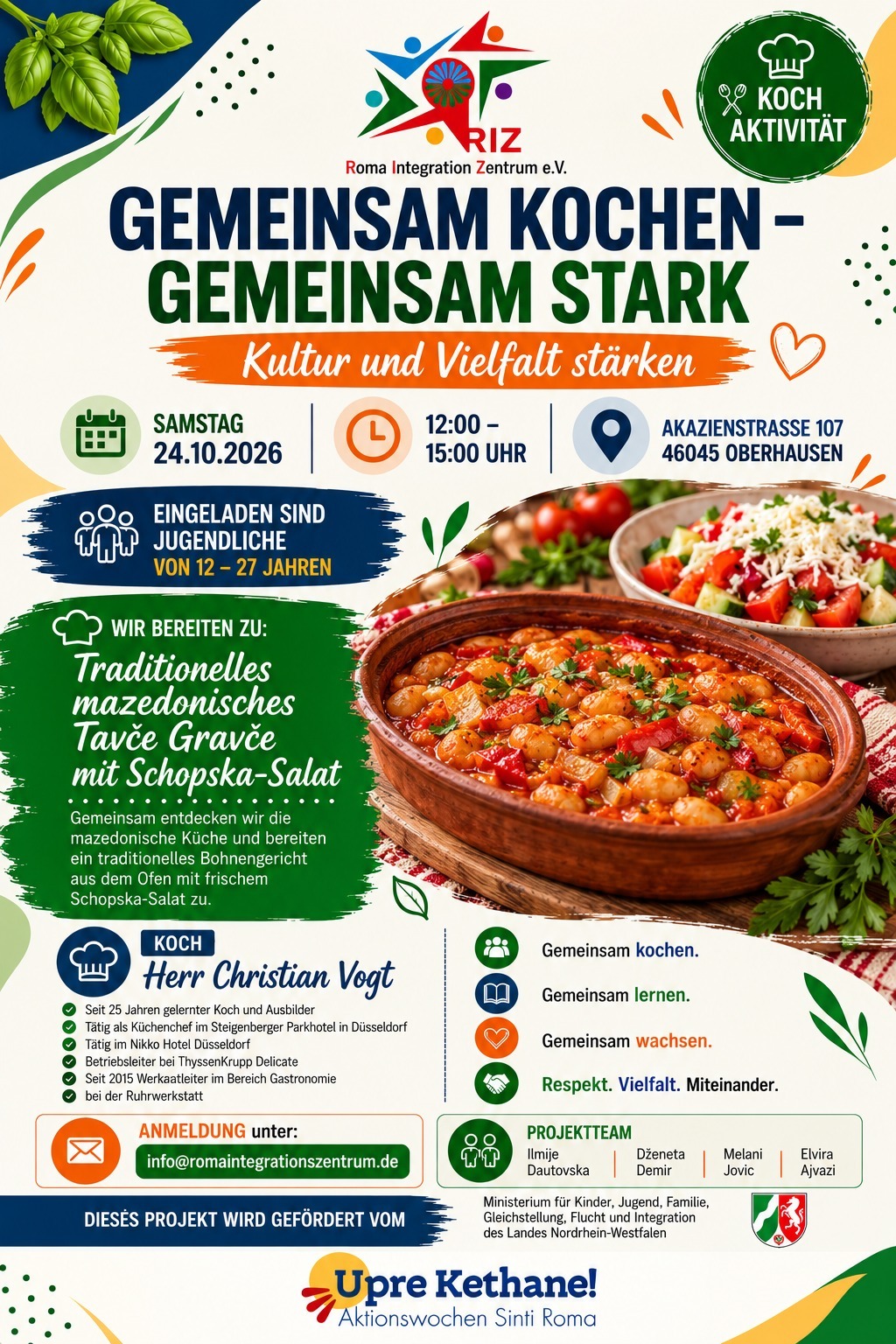 Gemeinsam kochen – gemeinsam stark!